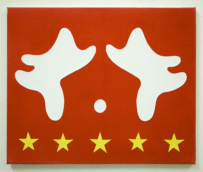 Amy Cochrane - 5 Stars - 2016 - Acrylic on Canvas - 25x40cm